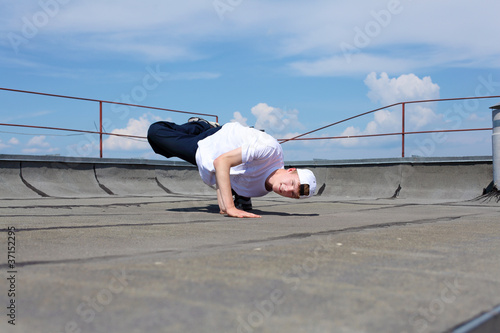 street dancer outdoors