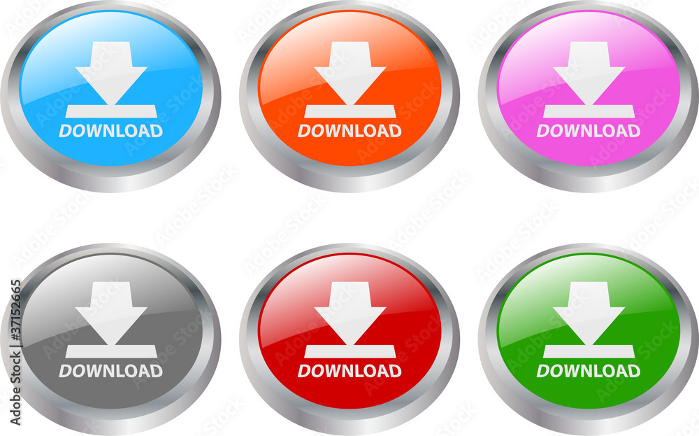 download button - vector illustration download button - vector illustration