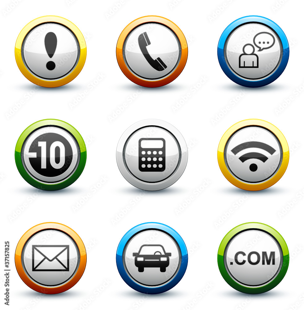 icône bouton internet icône bouton internet