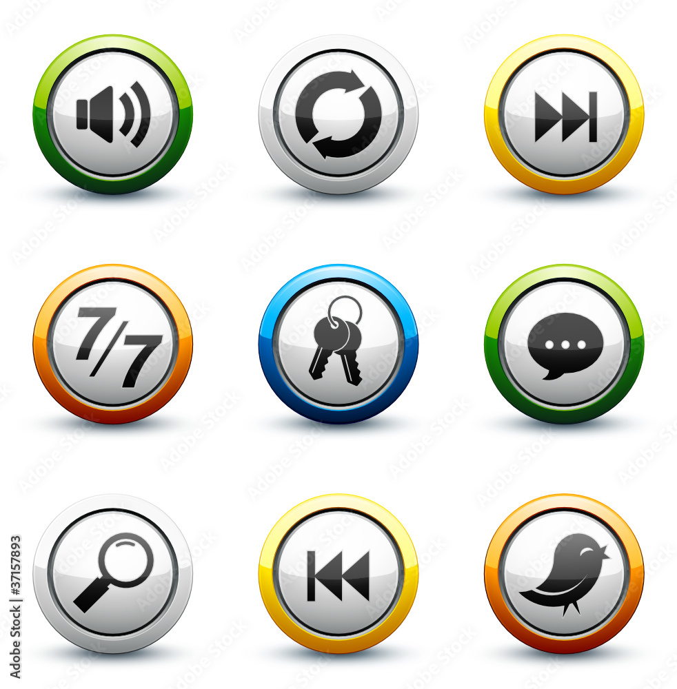 icône bouton internet icône bouton internet