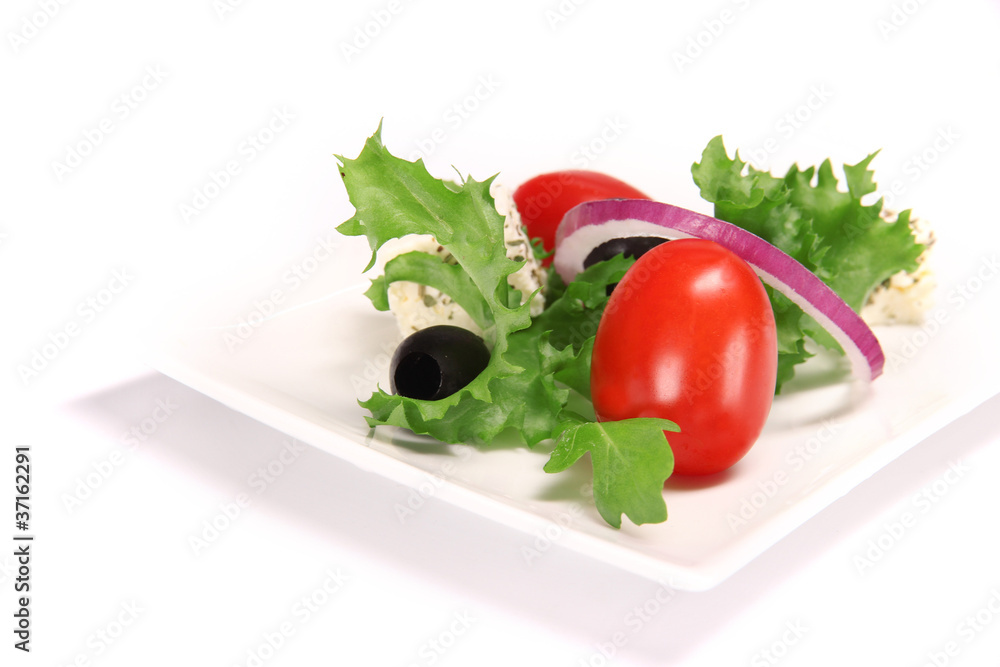 Fresh garden salad Fresh garden salad