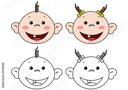 Babies faces
