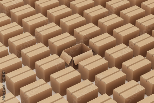 Cardboard boxes