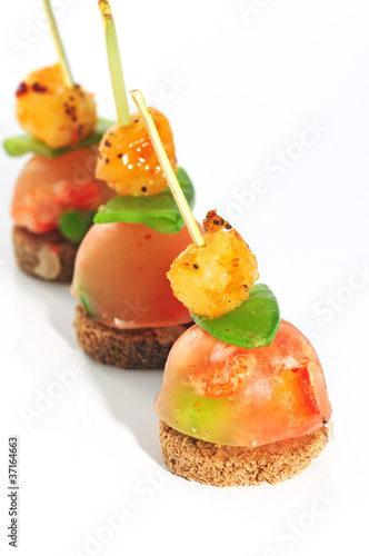 Obraz na płótnie Amuse-bouche w salonie