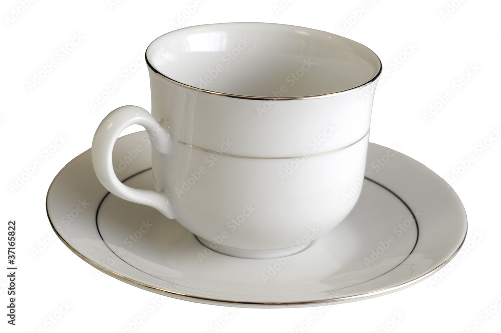 Empty porcelain cup Empty porcelain cup
