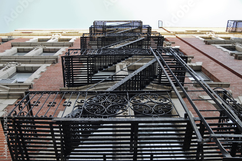 Fotografia Wohnhaus, Harlem, Manhattan, New York, USA