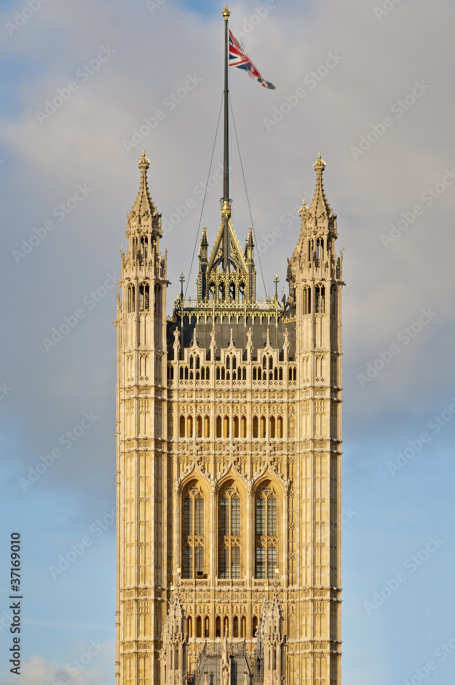 Houses of Parliament at London, England