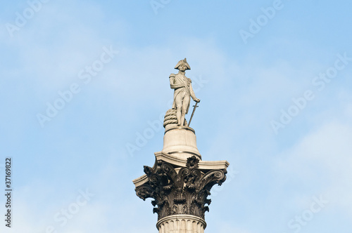 Nelsons Column at London  England