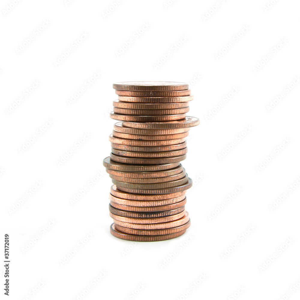 Stack of coins Stack of coins