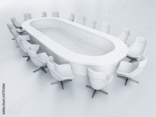 business armchairs and a ta...