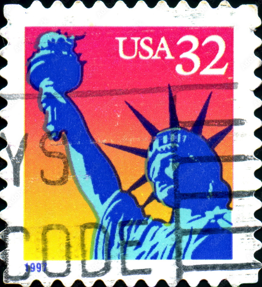 Statue of Liberty. US Postage.