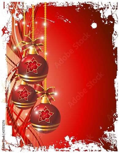 Addobbi Natalizi Sfondo-Christmas Ornaments Background