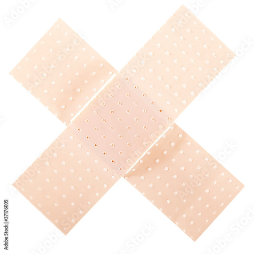 Bandage isolated on white, clipping path included