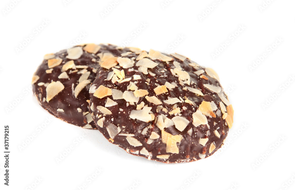 cookies with chocolate and almonds cookies with chocolate and almonds