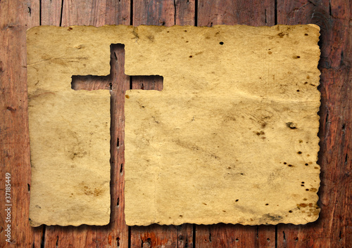 High resolution christian cross banner photo