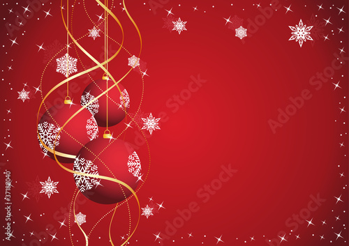 Christmas red background