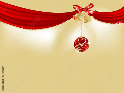 Red curtain