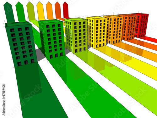 seven apartment houses certified in energetic classes