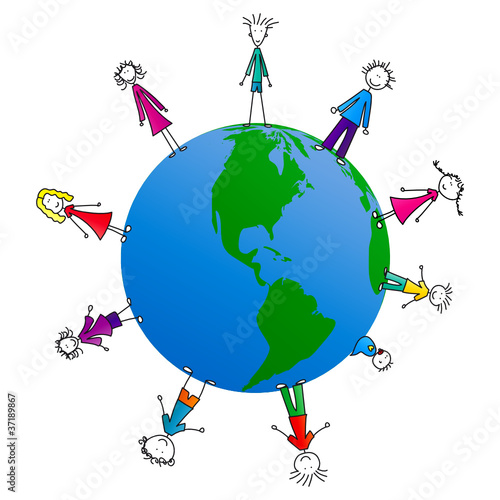 Kinder um die Welt