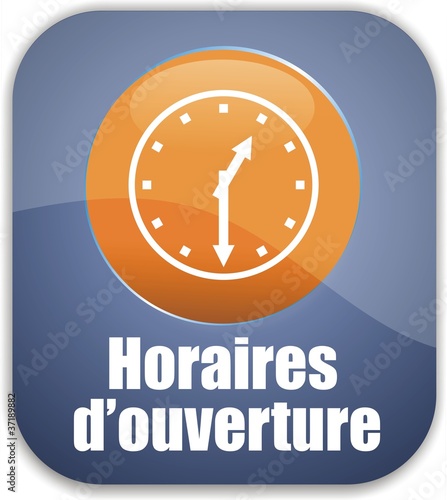 bouton horaires d'ouverture