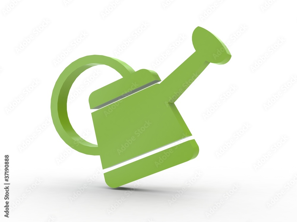 Obraz premium 3d Icon Gießkanne