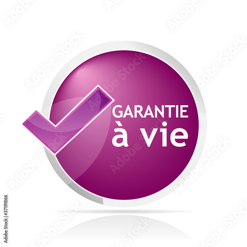 bouton garantie à vie