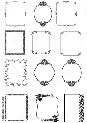 Set of royal frame