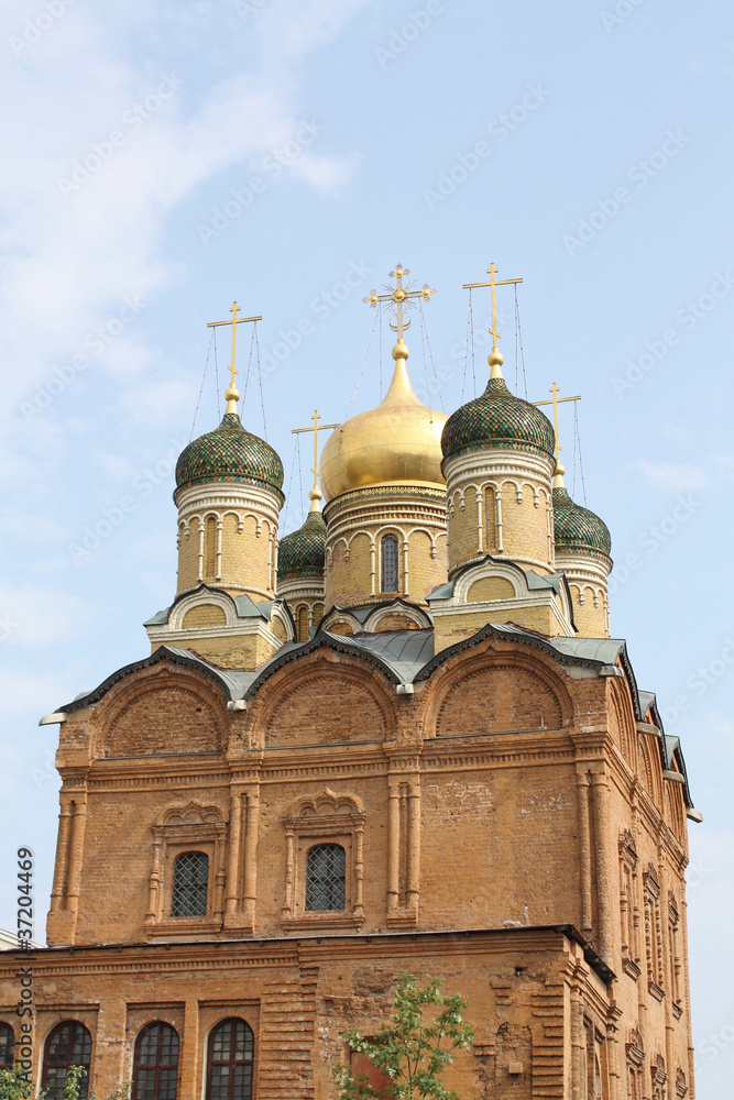 orthodox church in sun light