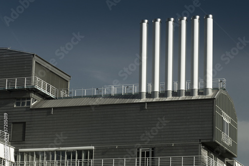 clean energy, six white ndustry chimney