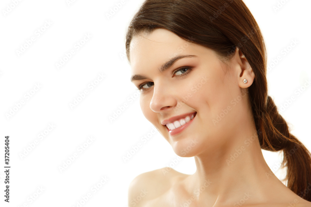 teen girl beautiful cheerful enjoying isolated on white teen girl beautiful cheerful enjoying isolated on white