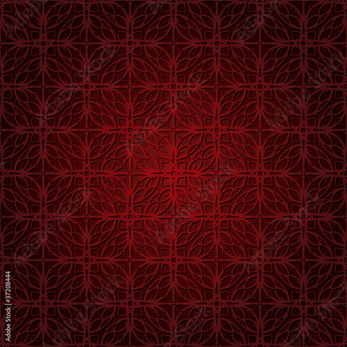 Seamless wallpaper pattern dark red