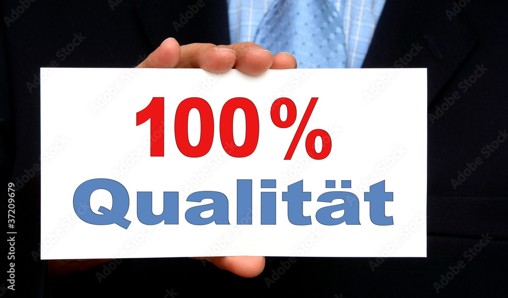 Naklejka premium 100 % Qualität