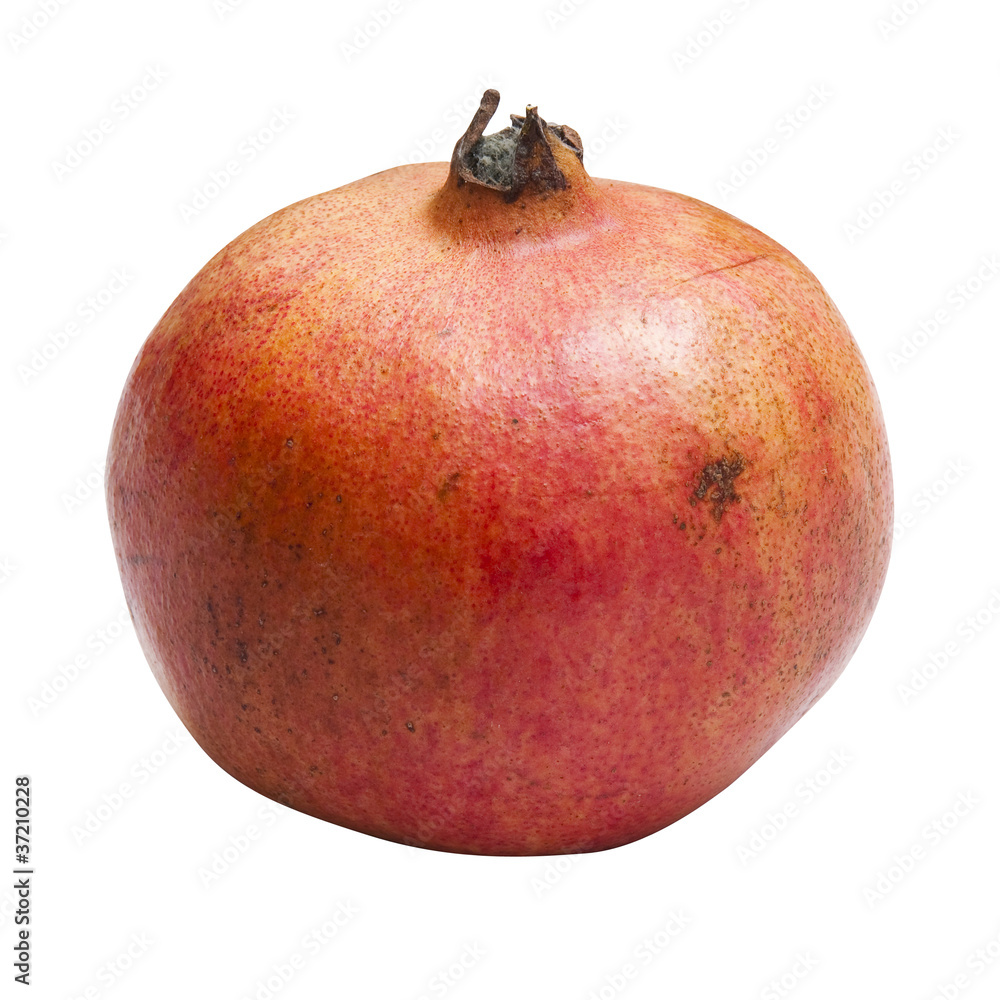 Red grenada isolated by clipping path Red grenada isolated by clipping path