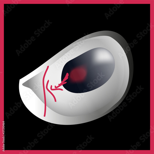 Abstract artistic pattern ravenous eyes fantastic