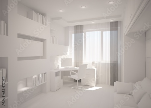 grey minimal interior design