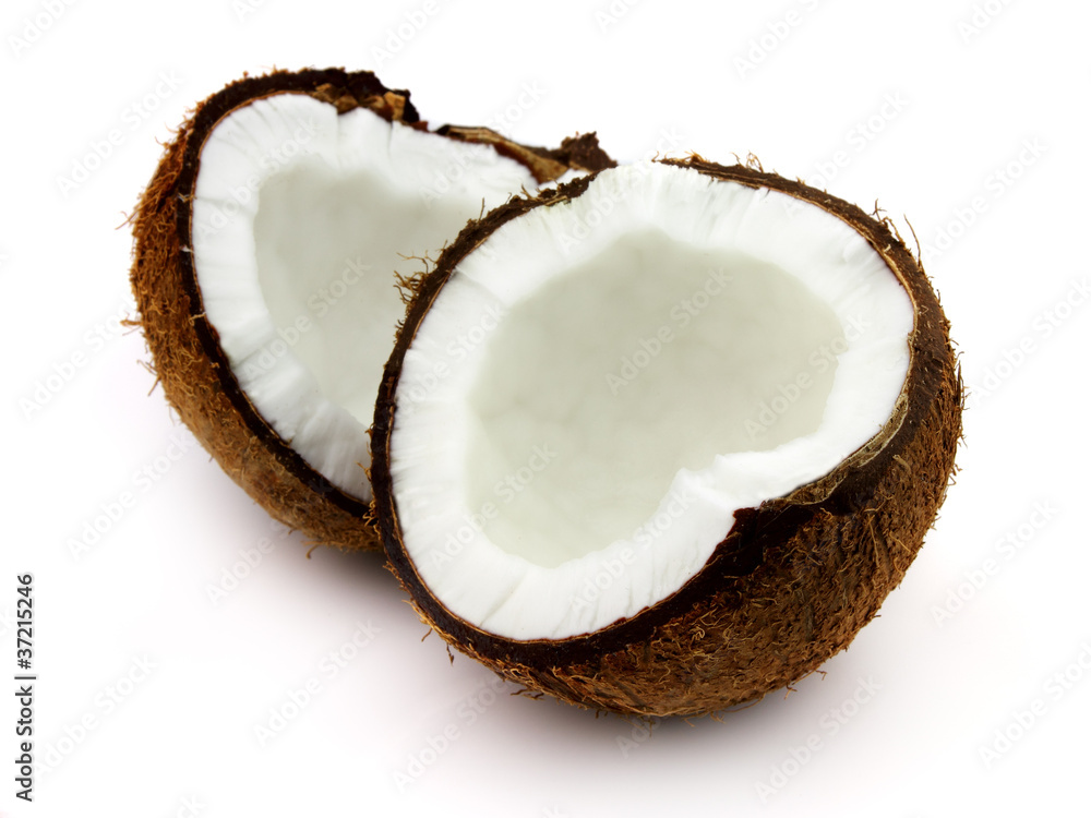 Cut coconut Cut coconut