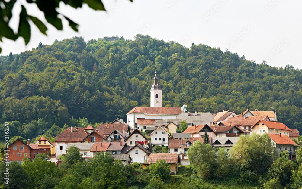 Slovenian village Visnja Gora