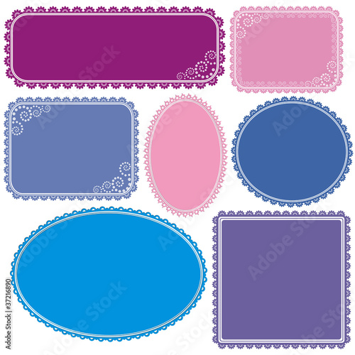 colorful frames set