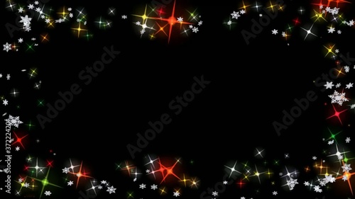 Christmas Snow & Stars