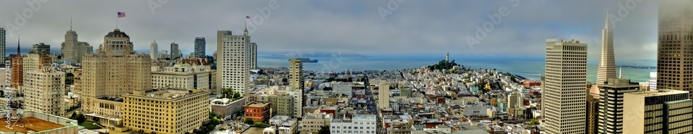 San Francisco Panorama view from Union Square