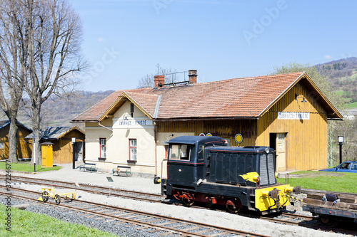 railway museum in Zubrnice, Czech Republic