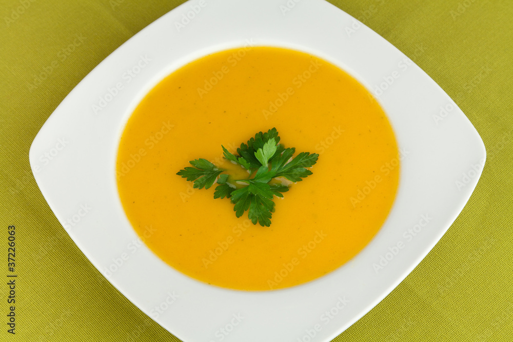 Carrot soup. Carrot soup.