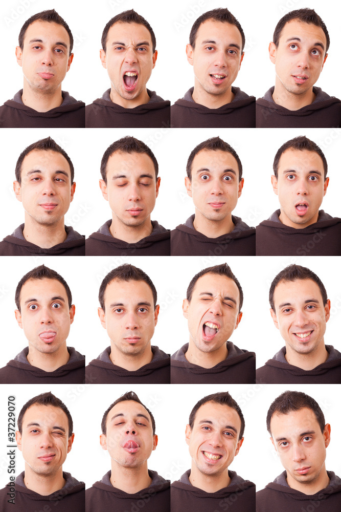 Man Portrait, Collection of Expressions Man Portrait, Collection of Expressions