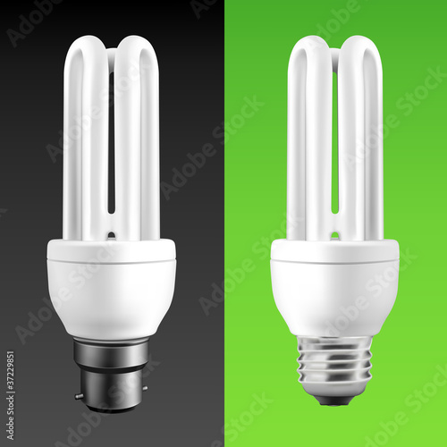 Energy Saving Fluorescent Light Bulbs photo