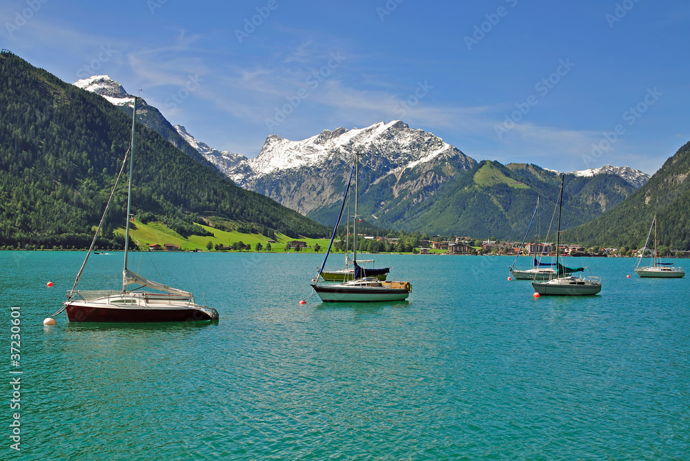 Blick auf Pertisau am Achensee in Tirol