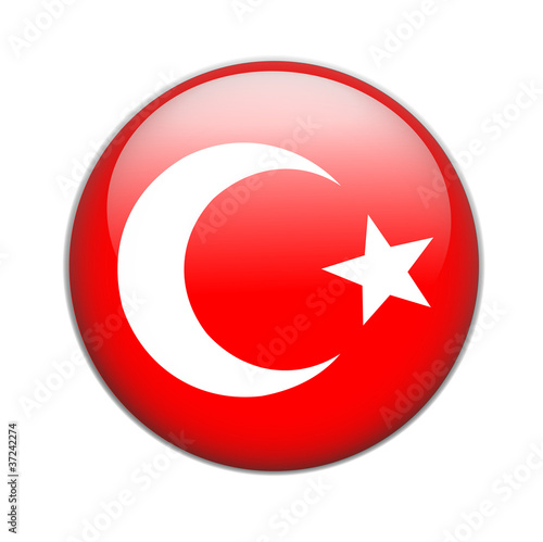turkey, flag button