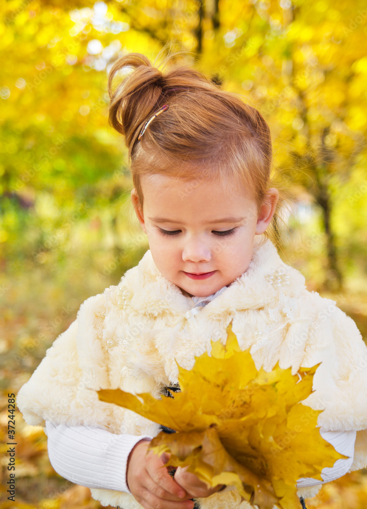 Portrait of little girl