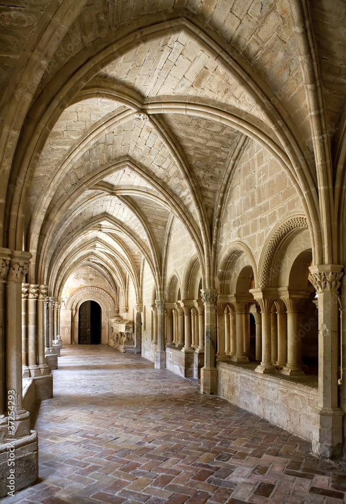Interior of Monastery of Veruela
