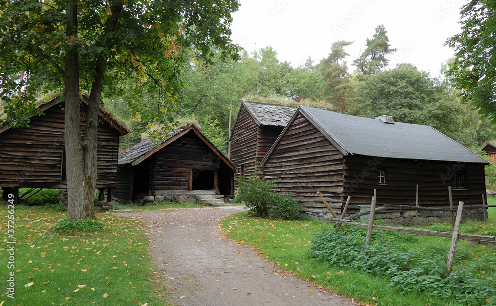 wooden village wooden village