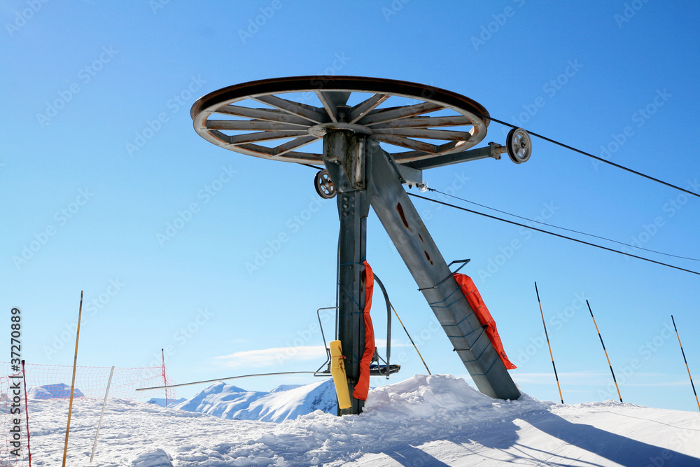 remontée mécanique Tire fesse Photos Adobe Stock